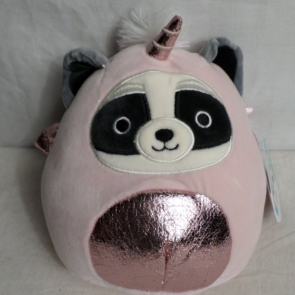 Rocky The Unicorn Racoon Original Squishmallow 8"NWT